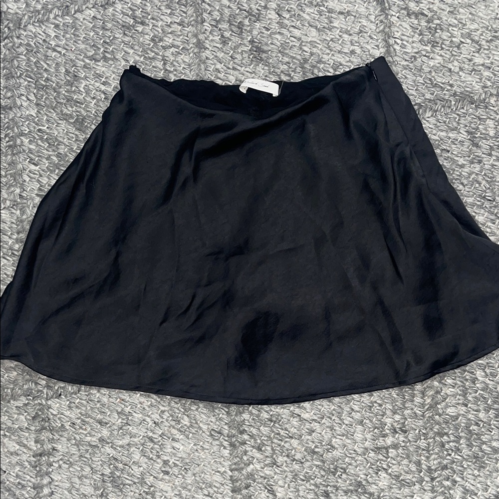 Mustard Seed Black A-Line Skirt